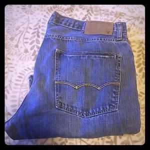 Men's American eagle jeans, slim straight
